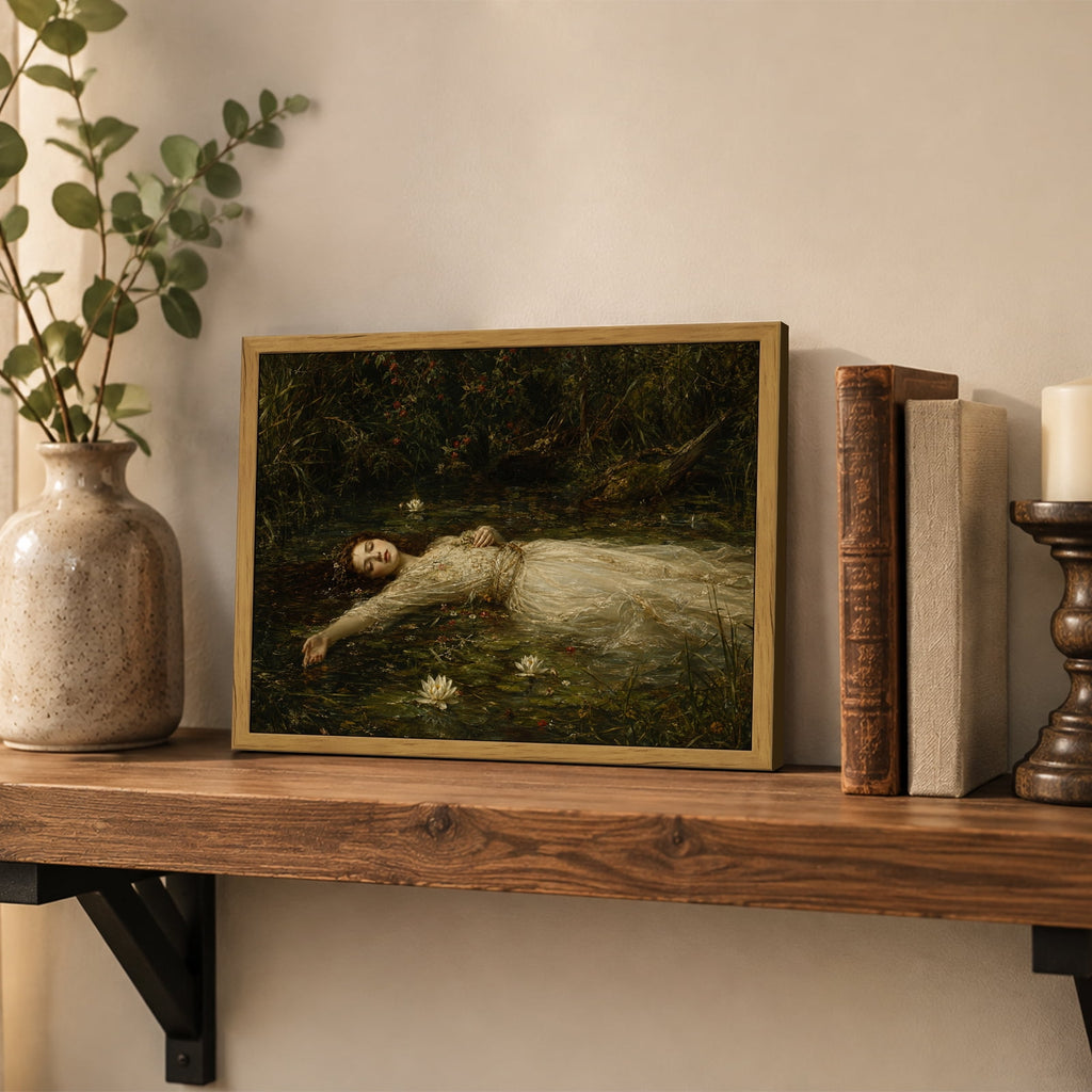 Drsoum Ophelia Classical Fine Art Canvas Print Wall Decor 8x10