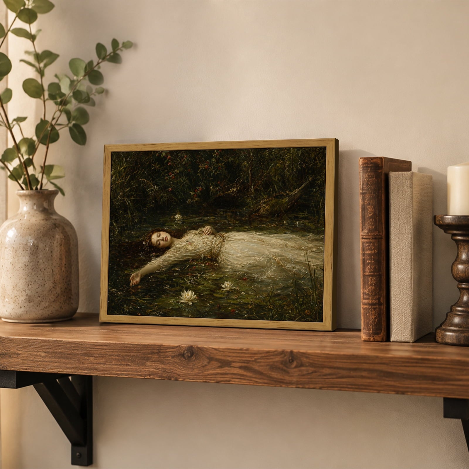 Drsoum Ophelia Classical Fine Art Canvas Print Wall Decor 8x10