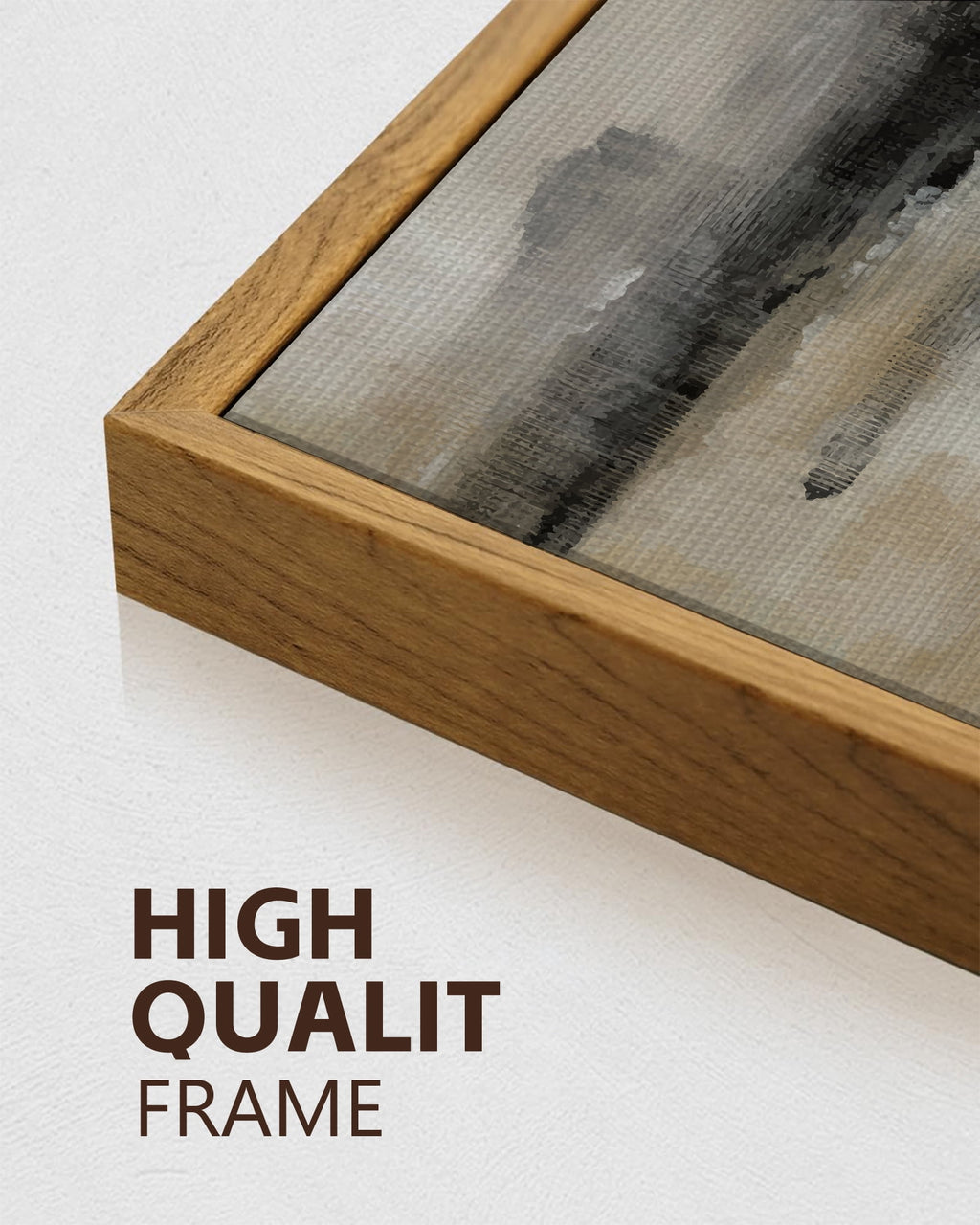 Drsoum Abstract Wall Art 16x24in3pcs Natural Framed Color Block Artwork for Office Hallway Bedroom