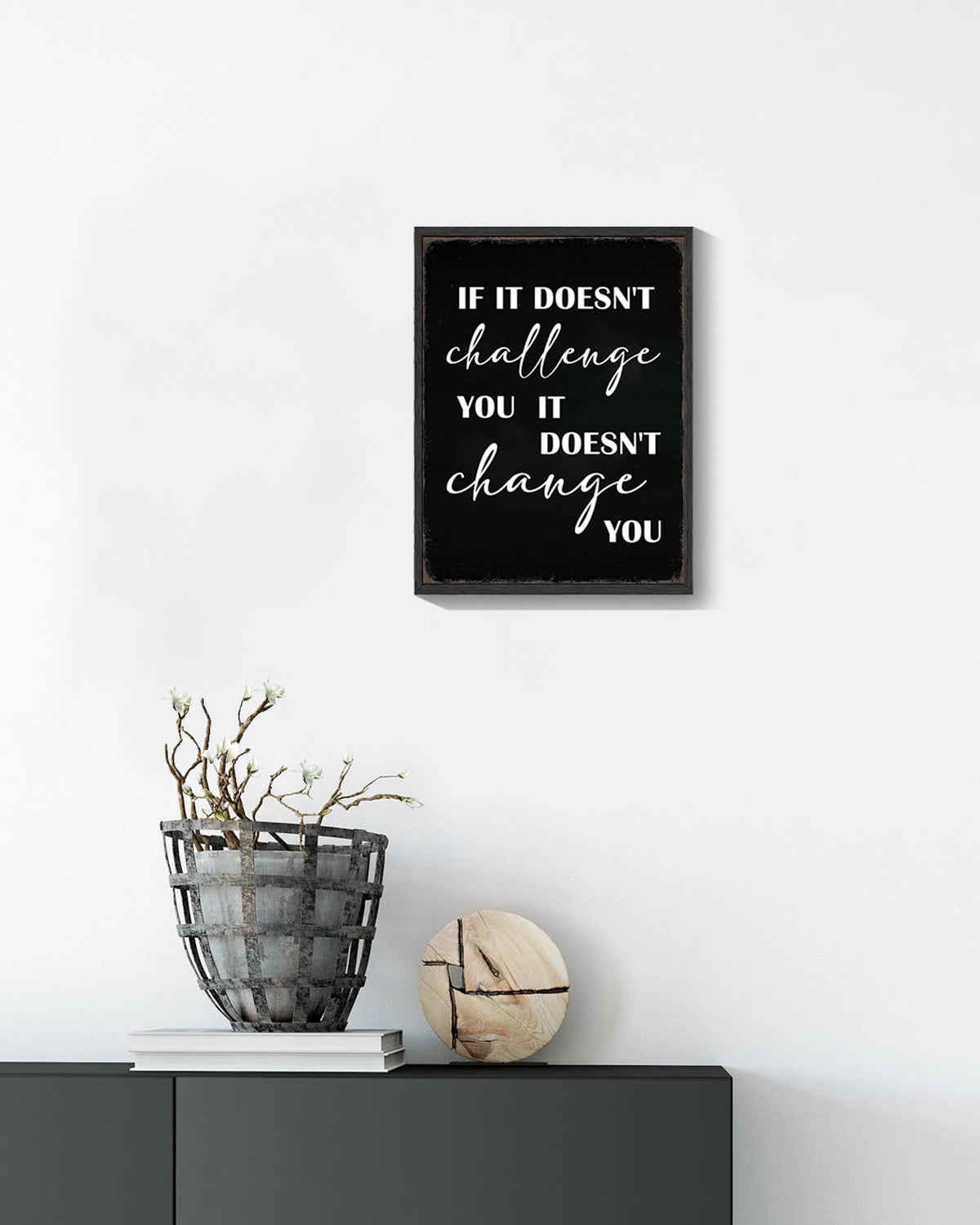 Inspirational 11x14in Black Framed Wall Art Men Motivational Quote Sayings Prints Office Home Decor Encouraging Positive Posters
