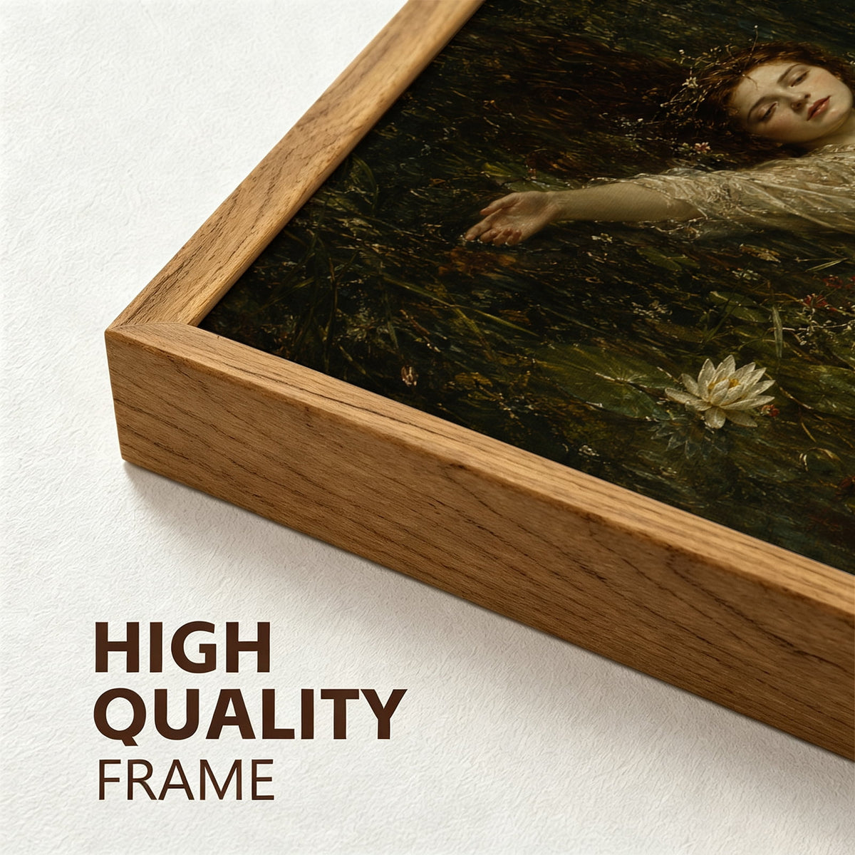 Drsoum Ophelia Classical Fine Art Canvas Print Wall Decor 12x16