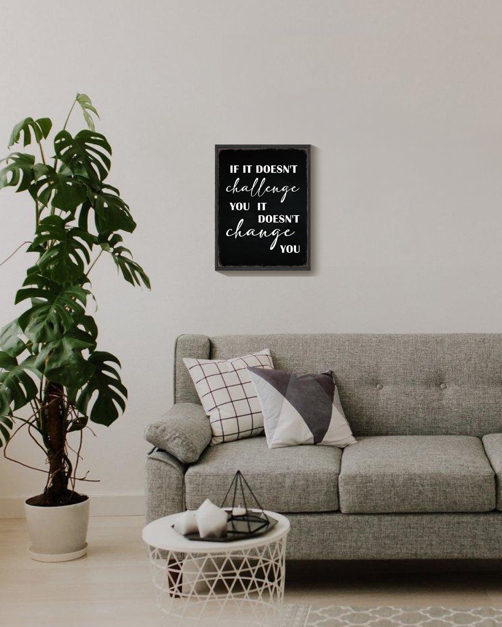 Inspirational 11x14in Black Framed Wall Art Men Motivational Quote Sayings Prints Office Home Decor Encouraging Positive Posters