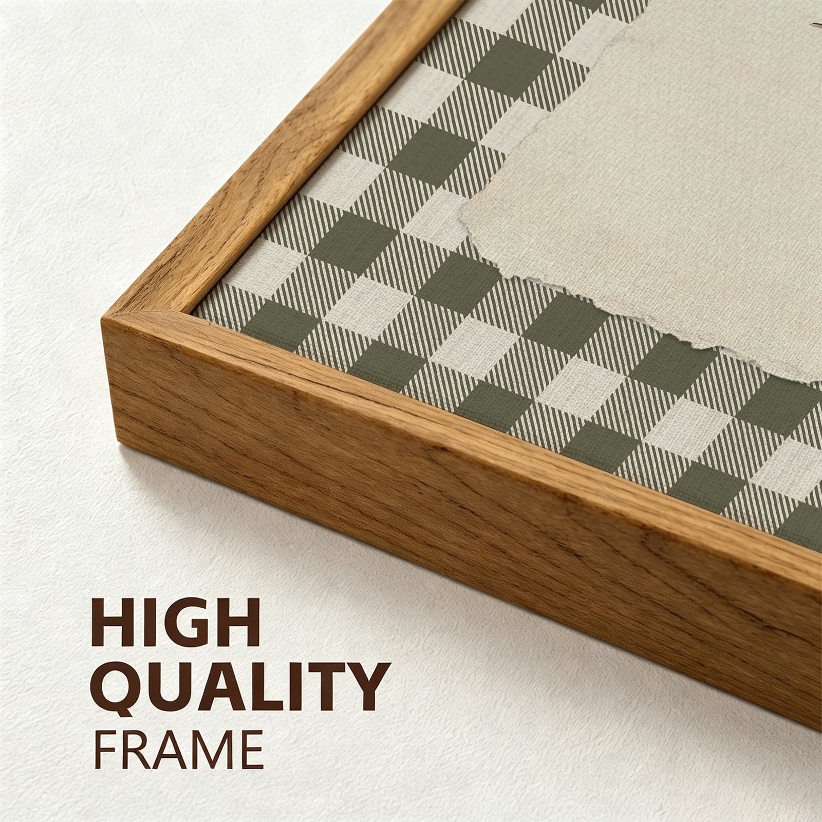 Drsoum Deer Vintage Framed Canvas Wall Art 8x10 Inch