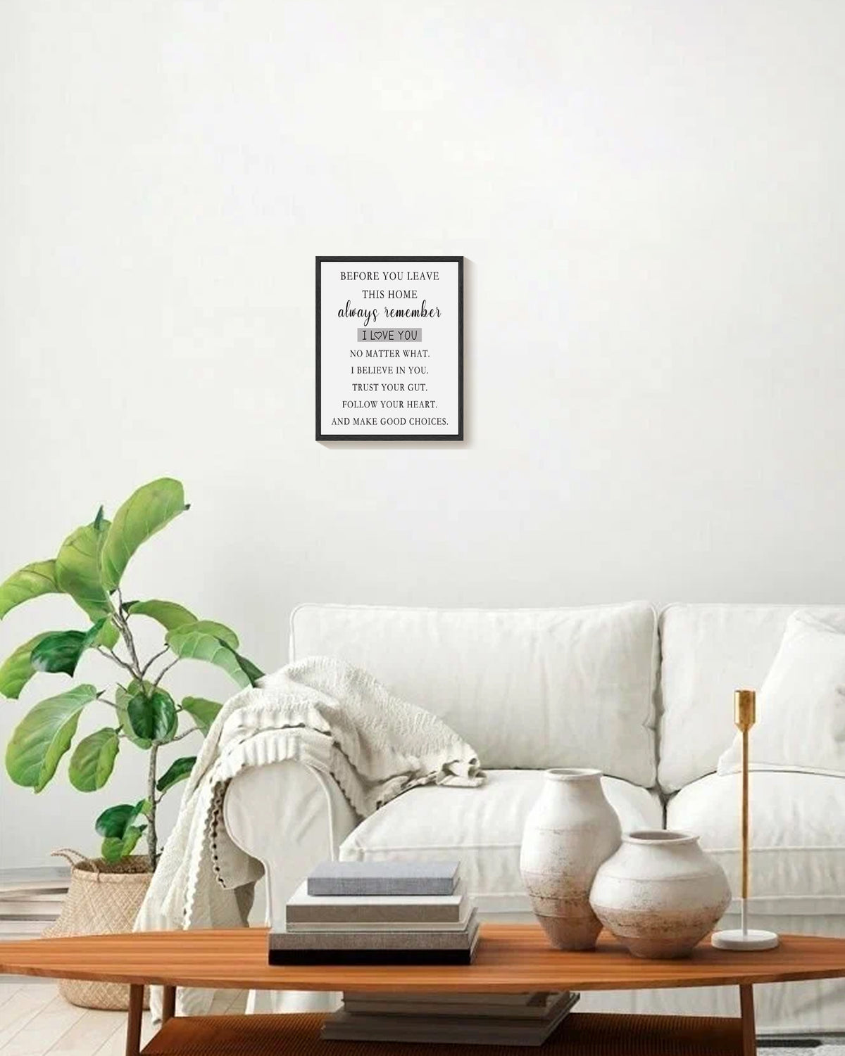 8x10in Black Framed Inspirational Canvas Wall Art Motivational Positive Quote Sayings Office Home Decor Prints Encouraging Posters Painting