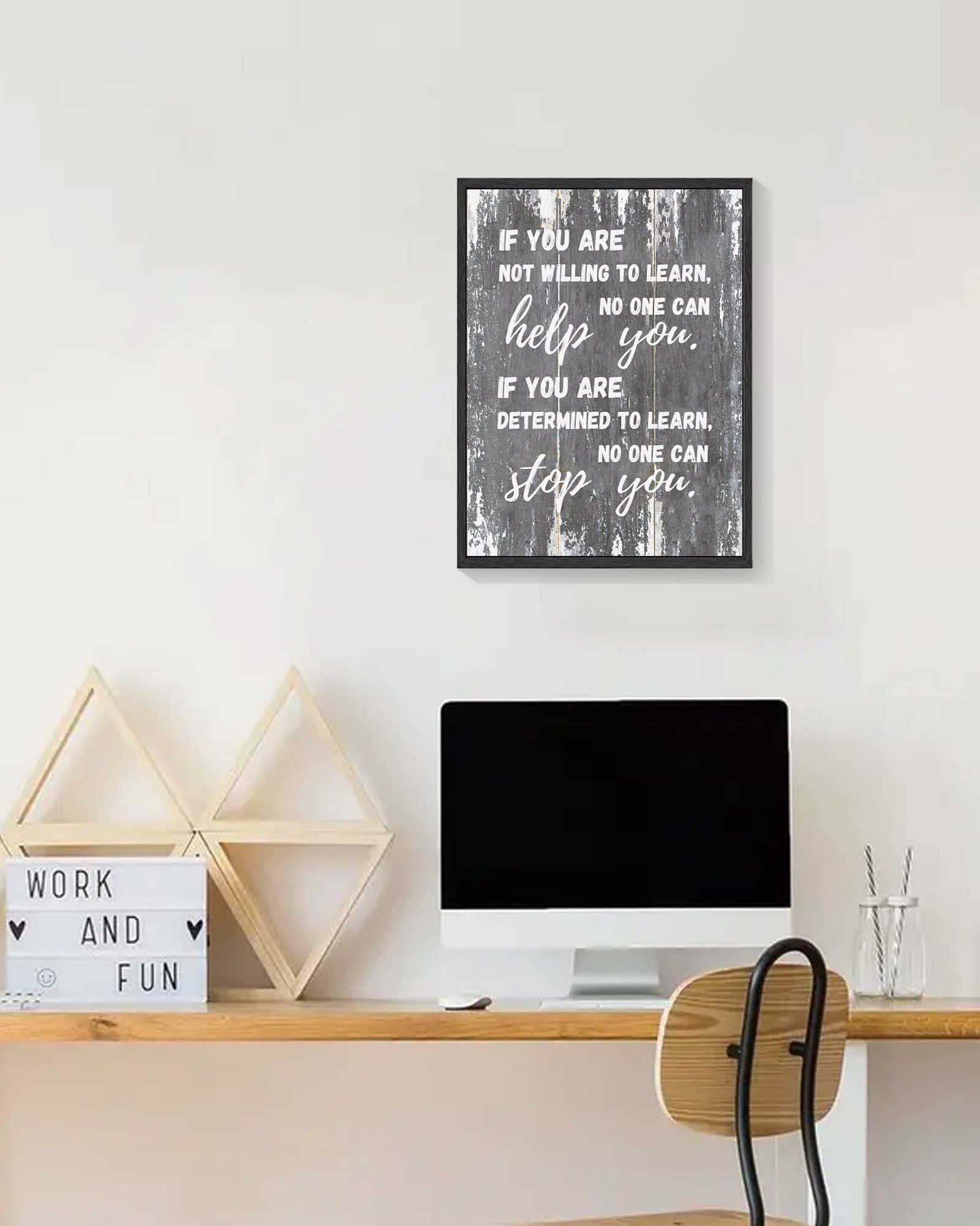 Inspirational 11x14in Black Framed Wall Art if You Are Motivational Quote Sayings Office Home Decor Encouraging Positive Posters Prints