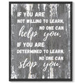 8x10in Black Framed Inspirational Wall Art if You Are Motivational Quote Sayings Office Home Decor Encouraging Positive Posters Prints