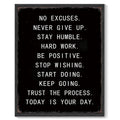 8x10in Black Framed Motivational Wall Decor Never Give Up Inspirational Quote Sayings Office Home Decor Prints Art Encouraging Be Positive Posters