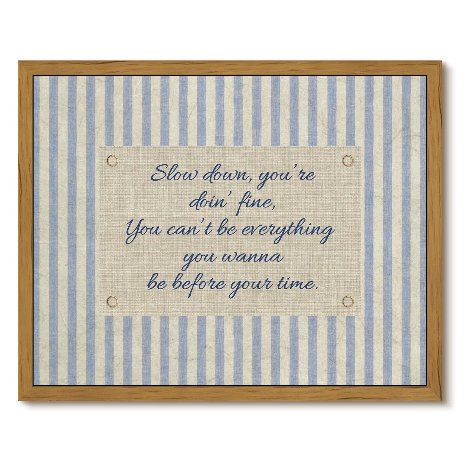 Drsoum Inspirational Quote Wall Art Framed Canvas Print 12x16 Inch