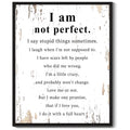 Drsoum Inspirational Wall Art Decor Motivational Positive Quote Sayings Prints Art Encouraging Posters Office Ready to Hang 8x10in Black Framed