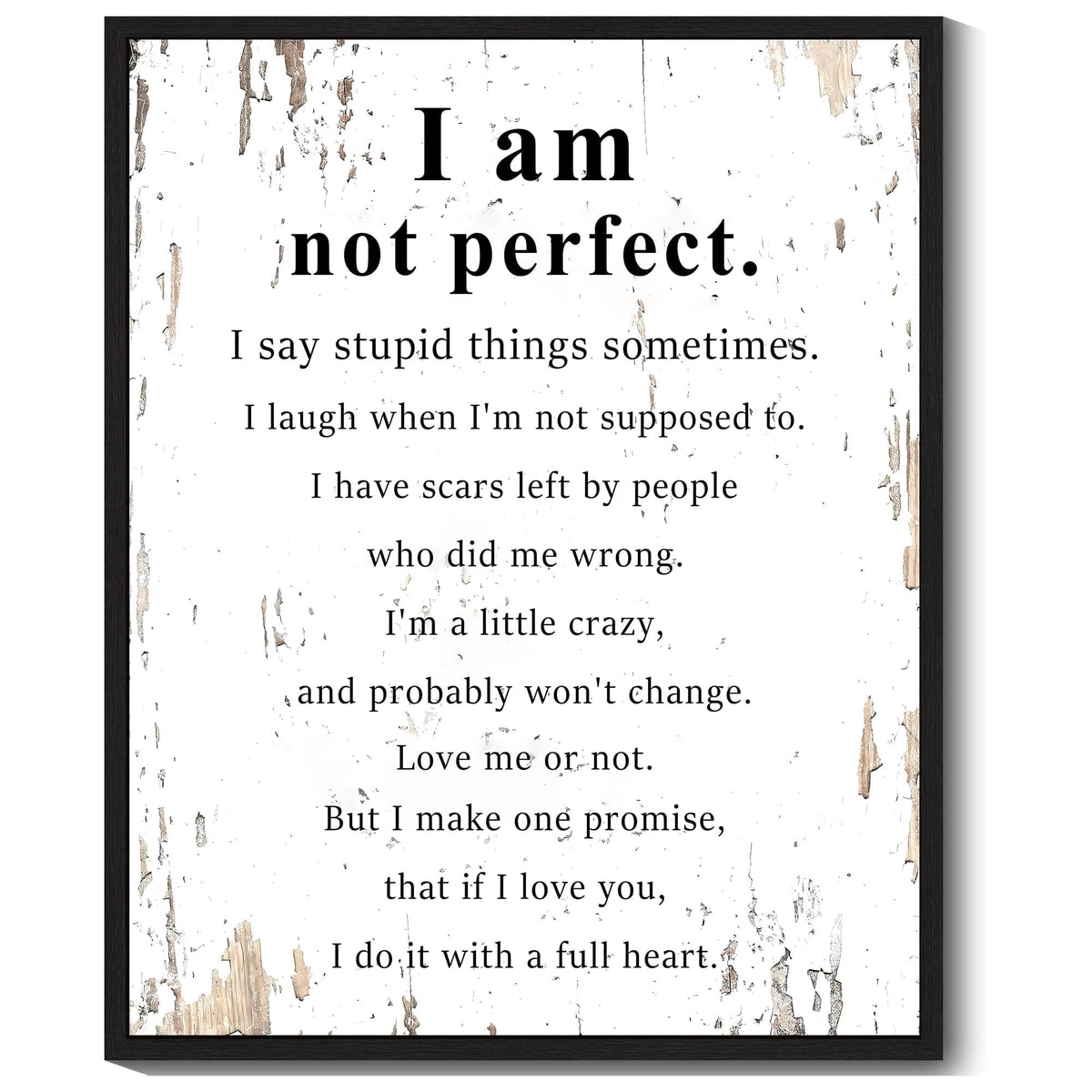 Drsoum Inspirational Wall Art Decor Motivational Positive Quote Sayings Prints Art Encouraging Posters Office Ready to Hang 8x10in Black Framed
