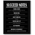 Drsoum Inspirational Wall Art Motivational Positive Letter Sayings Prints Art Encouraging Posters Home Decor 8x10in Black Framed