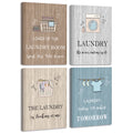 Drsoum Inspiring Wall Art Natural Framed Characters Wall Printing Ready to Hang Bedroom Hallway Decor 8x10in4pcs