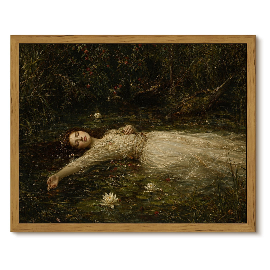 Drsoum Ophelia Classical Fine Art Canvas Print Wall Decor 8x10