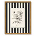 Drsoum Peony Vintage Framed Canvas Wall Art 8x10 Inch