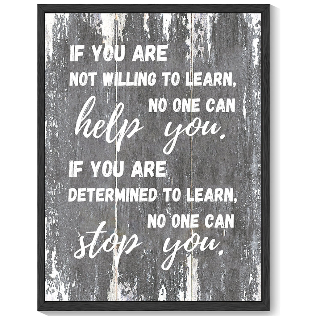 Inspirational 11x14in Black Framed Wall Art if You Are Motivational Quote Sayings Office Home Decor Encouraging Positive Posters Prints