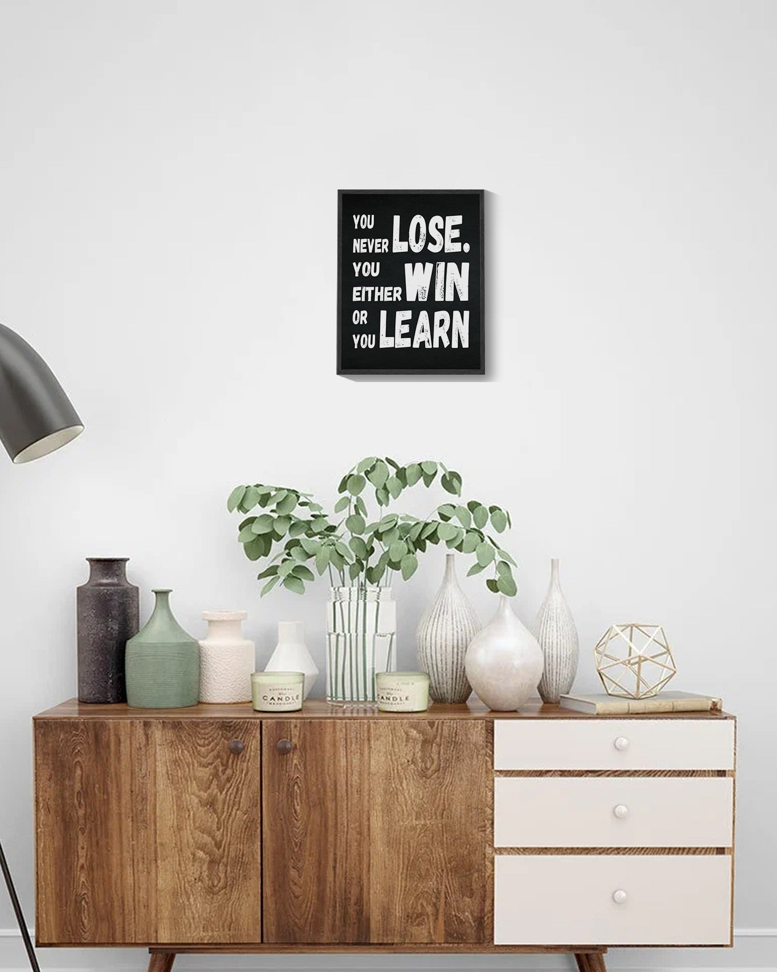 8x10in Black Framed Inspirational Wall Decor Motivational Quote Sayings Office Home Decor Prints Art Encouraging Be Positive Posters