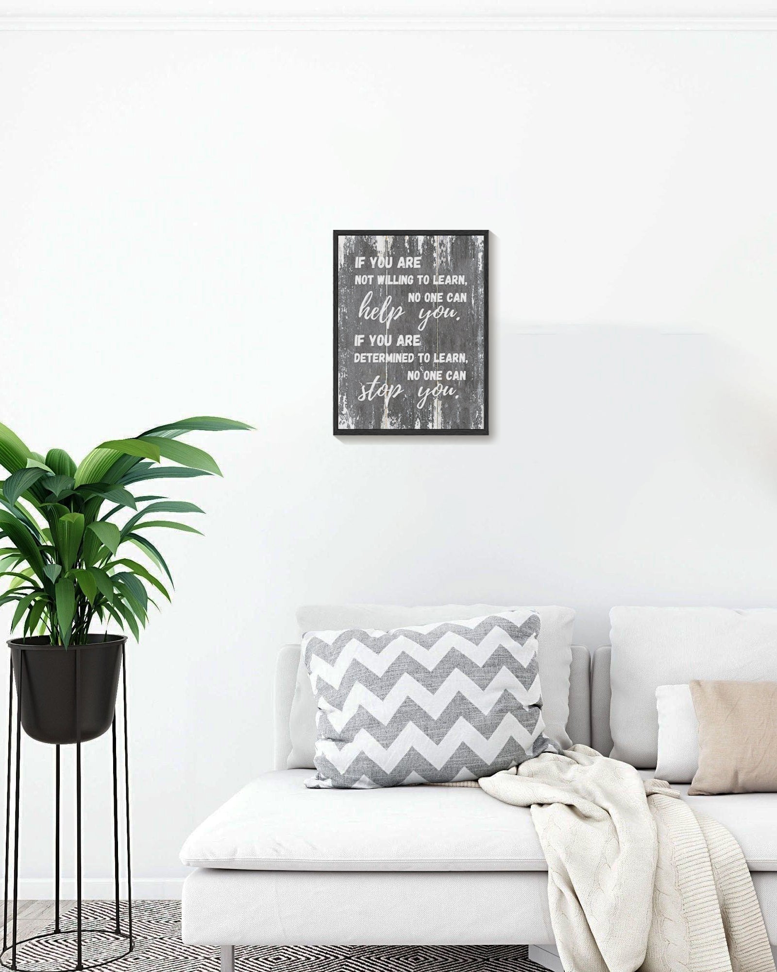 Inspirational 11x14in Black Framed Wall Art if You Are Motivational Quote Sayings Office Home Decor Encouraging Positive Posters Prints